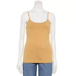 Women's Sonoma Goods For Life® Everyday Built-In Support Camisole -Outlet Clothiza Store 2433356 Camel Hyde