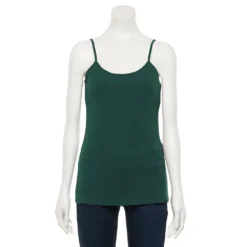 Women's Sonoma Goods For Life® Everyday Built-In Support Camisole -Outlet Clothiza Store 2433356 Deep Green