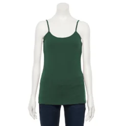 Women's Sonoma Goods For Life® Everyday Built-In Support Camisole -Outlet Clothiza Store 2433356 Indulgent Green