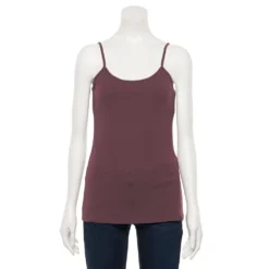 Women's Sonoma Goods For Life® Everyday Built-In Support Camisole -Outlet Clothiza Store 2433356 Purple