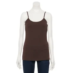 Women's Sonoma Goods For Life® Everyday Built-In Support Camisole -Outlet Clothiza Store 2433356 Rich Espresso