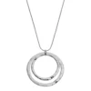 Sonoma Goods For Life™ Long Hammered Double Ring Pendant Necklace
