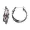 Sonoma Goods For Life™ Textured Crisscross Multi Hoop Earrings