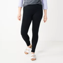 Women's Sonoma Goods For Life® Midrise Leggings -Outlet Clothiza Store 2946661 Black