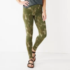 Women's Sonoma Goods For Life® Midrise Leggings -Outlet Clothiza Store 2946661 Olive Water Wash