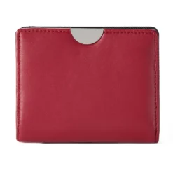 Sonoma Goods For Life® Lambskin Leather RFID-Blocking Mini Bifold Wallet -Outlet Clothiza Store 2948230 Red