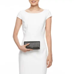 Sonoma Goods For Life® Lambskin Leather RFID-Blocking Full Clutch -Outlet Clothiza Store 2948306 ALT9