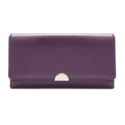 Sonoma Goods For Life® Lambskin Leather RFID-Blocking Full Clutch -Outlet Clothiza Store 2948306 Plum