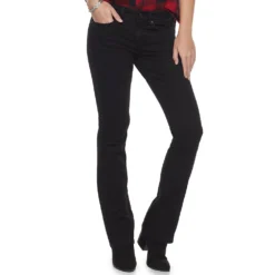 Women's Sonoma Goods For Life® Midrise Bootcut Jeans -Outlet Clothiza Store 2955090 Black