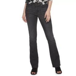 Women's Sonoma Goods For Life® Midrise Bootcut Jeans -Outlet Clothiza Store 2955090 Black Rinse