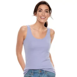 Women's Sonoma Goods For Life® Tunic Layering Tank Top -Outlet Clothiza Store 2979874 Amity Purple