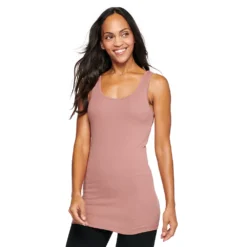 Women's Sonoma Goods For Life® Tunic Layering Tank Top -Outlet Clothiza Store 2979874 Chic Mauve