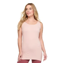 Women's Sonoma Goods For Life® Tunic Layering Tank Top -Outlet Clothiza Store 2979874 Light Pink