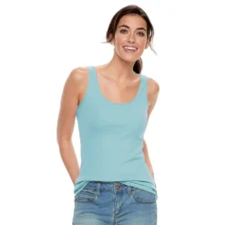 Women's Sonoma Goods For Life® Tunic Layering Tank Top -Outlet Clothiza Store 2979874 Light Sky Blue