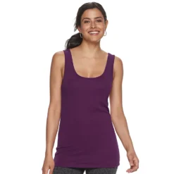 Women's Sonoma Goods For Life® Tunic Layering Tank Top -Outlet Clothiza Store 2979874 Plum Appeal