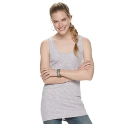 Women's Sonoma Goods For Life® Tunic Layering Tank Top -Outlet Clothiza Store 2979874 Purple Heather