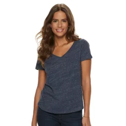 Petite Sonoma Goods For Life® Essential V-Neck Tee -Outlet Clothiza Store 3053848 Sea Power Snow