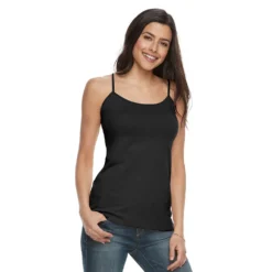 Women's Sonoma Goods For Life® Everyday Camisole -Outlet Clothiza Store 3223700 Pitch Black