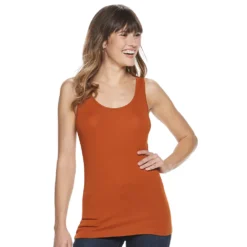 Women's Sonoma Goods For Life® Layering Tank -Outlet Clothiza Store 3381138 Brick Pot