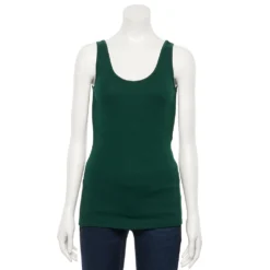 Women's Sonoma Goods For Life® Layering Tank -Outlet Clothiza Store 3381138 Emerald