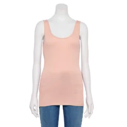 Women's Sonoma Goods For Life® Layering Tank -Outlet Clothiza Store 3381138 Light Pink