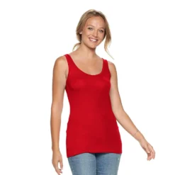 Women's Sonoma Goods For Life® Layering Tank -Outlet Clothiza Store 3381138 Red