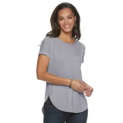 Women's Sonoma Goods For Life® Supersoft Dolman Tunic -Outlet Clothiza Store 3509904 Gray Purple