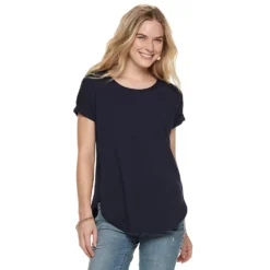Women's Sonoma Goods For Life® Supersoft Dolman Tunic -Outlet Clothiza Store 3509904 Navy Luxe