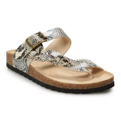 Sonoma Goods For Life® Airbrush Leather Women's Sandals -Outlet Clothiza Store 3519013 Snake