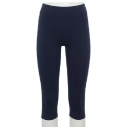 Women's Sonoma Goods For Life® Wide-Waist Capri Leggings -Outlet Clothiza Store 3584124 Navy