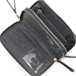 Sonoma Goods For Life® Elowen RFID-Blocking Double Zip Wristlet -Outlet Clothiza Store 3619104 ALT2