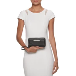 Sonoma Goods For Life® Elowen RFID-Blocking Double Zip Wristlet -Outlet Clothiza Store 3619104 ALT9