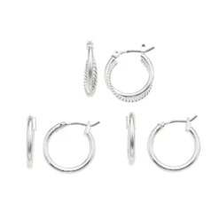 Sonoma Goods For Life™ Nickel Free Hoop Earring Set