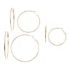 Sonoma Goods For Life™ Graduated Nickel Free Hoop Earring Set