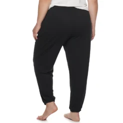 Plus Size Sonoma Goods For Life® Elastic Hem Essential Pajama Pants -Outlet Clothiza Store 3671959 ALT