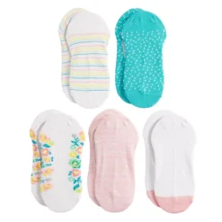 Women's Sonoma Goods For Life® 5-Pack No-Show Socks -Outlet Clothiza Store 4133288 ALT4