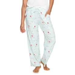 Women's Sonoma Goods For Life® Cozy Pajama Pants -Outlet Clothiza Store 4211999 Aqua Polar Bears