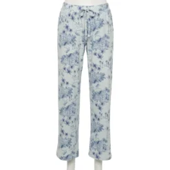 Women's Sonoma Goods For Life® Cozy Pajama Pants -Outlet Clothiza Store 4211999 Blue Scenic