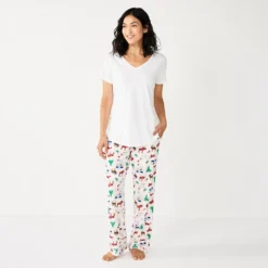 Women's Sonoma Goods For Life® Cozy Pajama Pants -Outlet Clothiza Store 4211999 Forest Friends