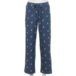 Women's Sonoma Goods For Life® Cozy Pajama Pants -Outlet Clothiza Store 4211999 Navy Pineapple