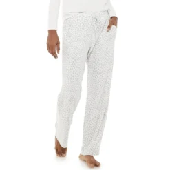 Women's Sonoma Goods For Life® Cozy Pajama Pants -Outlet Clothiza Store 4211999 Neutral Leopard