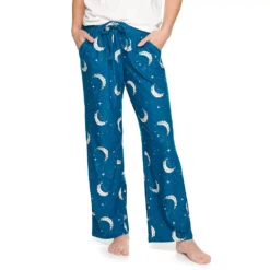 Women's Sonoma Goods For Life® Cozy Pajama Pants -Outlet Clothiza Store 4211999 Teal Celestial