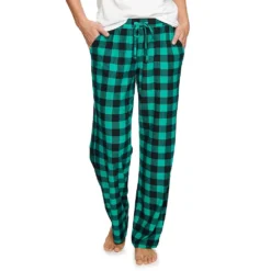 Women's Sonoma Goods For Life® Cozy Pajama Pants -Outlet Clothiza Store 4211999 Teal Mini Buffalo