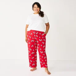 Plus Size Sonoma Goods For Life® Knit Pajama Pants -Outlet Clothiza Store 4212360 Arctic Critters