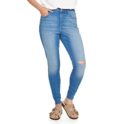 Women's Sonoma Goods For Life® Curvy High-Waisted Skinny Jeans -Outlet Clothiza Store 4342530 Weise Destructed