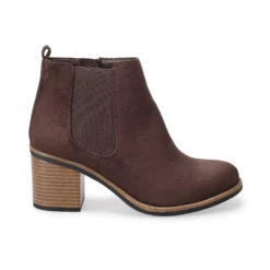 Sonoma Goods For Life® Spaniel Women's High Heel Ankle Boots -Outlet Clothiza Store 4514963 Brown