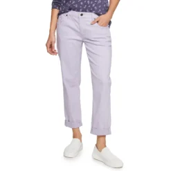 Women's Sonoma Goods For Life® Girlfriend Jeans -Outlet Clothiza Store 4530067 Lavender