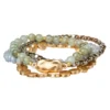 Sonoma Goods For Life® Gold Tone & Gray Tones Beaded Stretch Bracelet Set