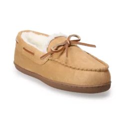 Women's Sonoma Goods For Life® Recycled Faux Suede Moccasin Slippers -Outlet Clothiza Store 4797537 Sand