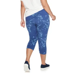 Plus Size Sonoma Goods For Life® Knit Capri Leggings -Outlet Clothiza Store 4878367 ALT